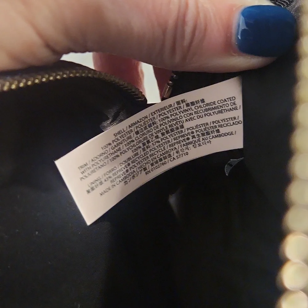 Kate Spade Black and Pink Floral Travel Bag